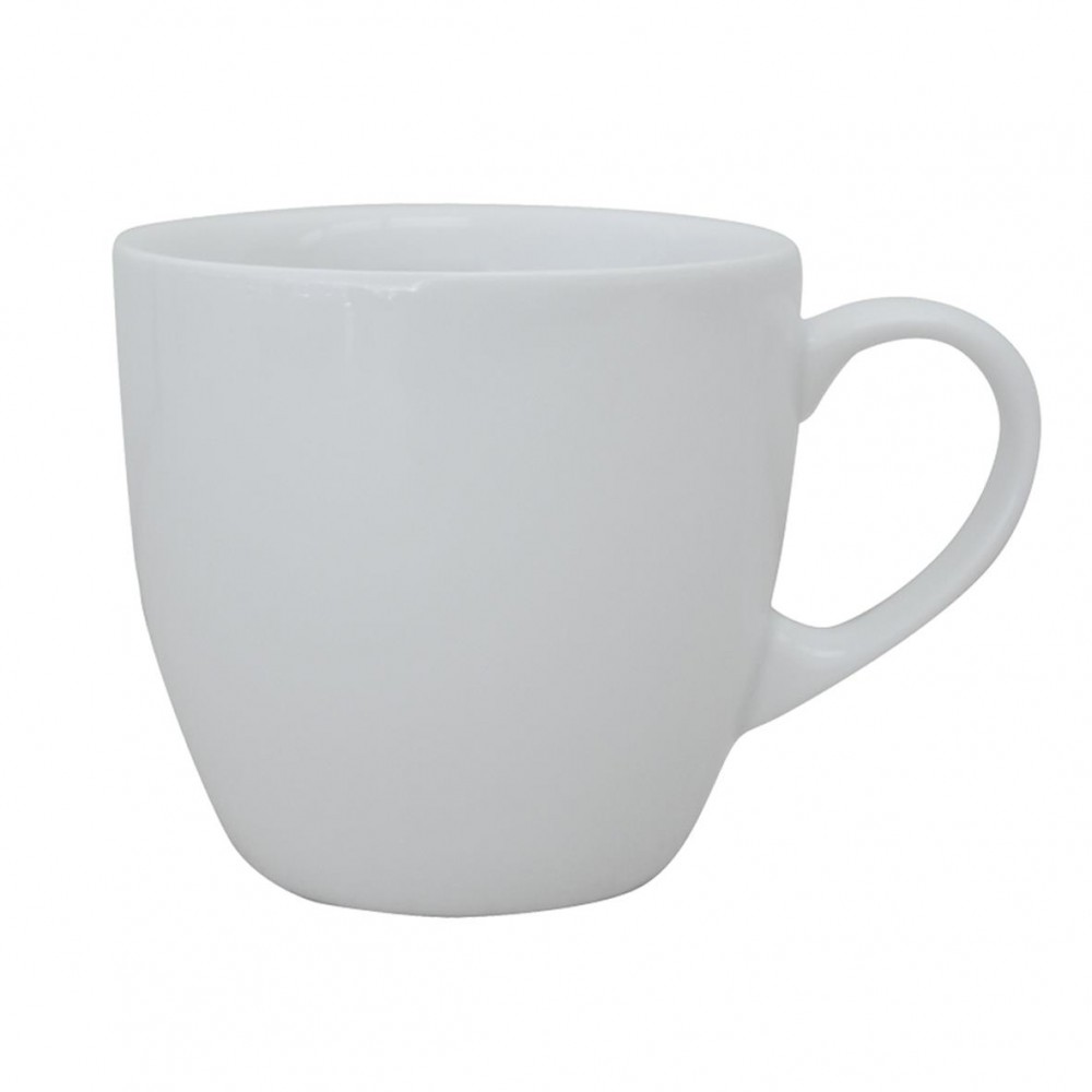 Q Basic Becher mit Henkel weiß 25 cl. mit Druckoption Q Basic Becher mit Henkel weiß 25 cl. mit Druckoption
